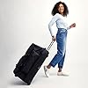 Vera Bradley Womens Recycled Ripstop Xl Foldable Rolling Duffel Travel Bag Tranquil Medallion One Size