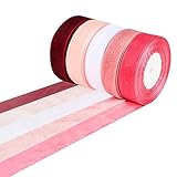 Geschenkband Anwendung: Satinband hat ein schimmerndes Finish, geeignet zum Dekorieren von Hochzeiten, Partys, Geburtstagen, Weihnachten, Thanksgiving, Babypartys, Feiern usw.