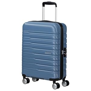 American Tourister Flashline – Spinner S, Hand Luggage, 55 cm, 34 L, Blue (Coronet Blue)