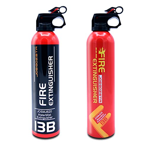 Joseozsta Fire Extinguisher(2 Count)-Extinguisher For Home, Car, Work, Camping,Boat-Suitable For Extinguishing Solid Material Fires, Liquid Fires, Charged Material Fires, Cooking Fires (Red Black) #TOP5