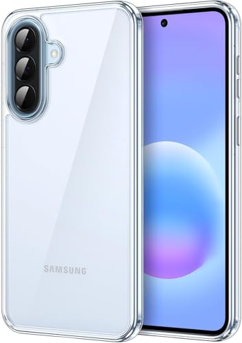 Image of REALCASE Silicone Samsung Galaxy A57 5G Back Cover Case, Scratch Resistant Protective Crystal Clear Transparent Shock Proof Bumper Back Cover Case for Samsung Galaxy A57 5G