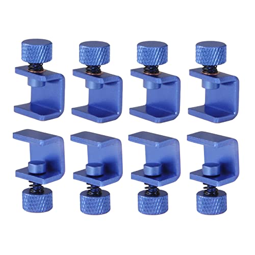 Pinces de lit en verre bleu réglables pour imprimante 3D Ender 3 V2 et CR-10S Pro