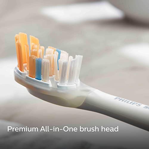 Philips Sonicare DiamondClean Prestige 9900 Elektrische Schallzahnbürste mit 1x A3 Premium All-in-One Bürstenkopf und Ladeetui in Champagner (Modell HX9992/11) – Bild 4