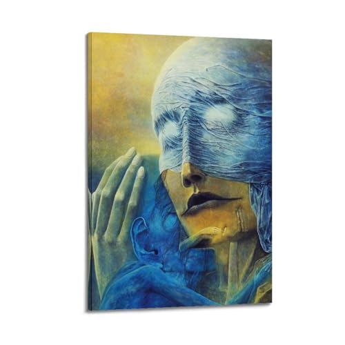 Toile de luxe surréalisme Beksinski tableau haut de gamme 30x45