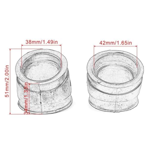 Interfaz adaptador colector carburador resistente para CB1100F 6