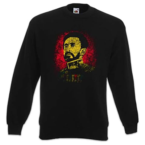 Urban Backwoods Haile Selassie Portrait I Sweatshirt Pullover Schwarz Größe XL Cover