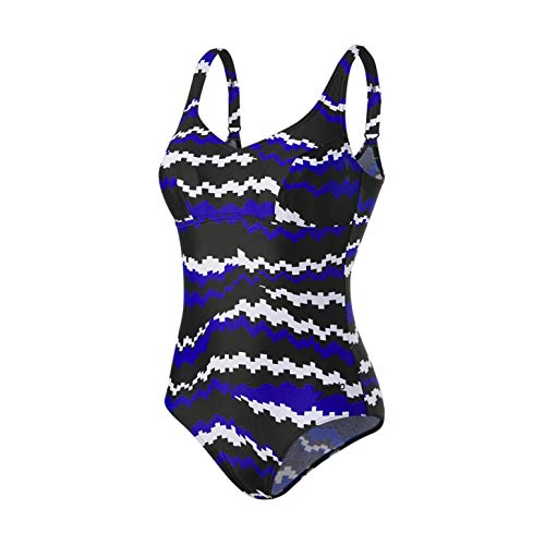 Image of Speedo Women's Endurance 10 Marlena One Piece Swimwear - Black & White