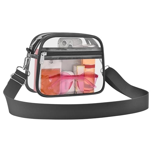 Image of USPECLARE Clear Bag for Stadium Events Clear Sports Fan Handbags Purses