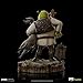Iron Studios Shrek 1/10 Deluxe Art Scale Shrek, Donkey and The Gingerbread Man Statue 26 cm