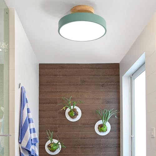Plafond couloir éclairage LED encastrable et moderne couleur vert - 2