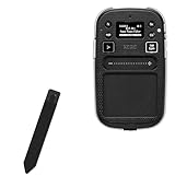  BoxWave Custodia per stilo compatibile con Korg Mini Kaoss Pad 2 - Stylus PortaPouch, supporto porta stilo autoadesivo portatile - Nero corvino