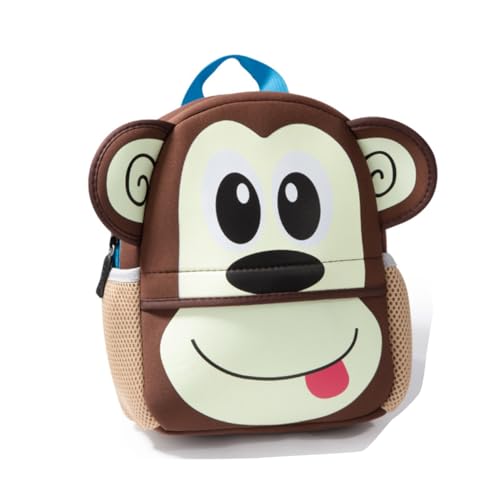 Cute Toddler Animal Backpack with Ears Cartoon Mini Travel Daycare Preschool Bags for Little Kid Baby Girl Boy 2-6 Years (C)