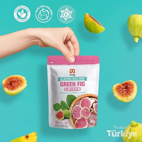image for MAG Freeze Dried Fruit Snacks Healty Snack Frozen Dry Turkish Figs 100