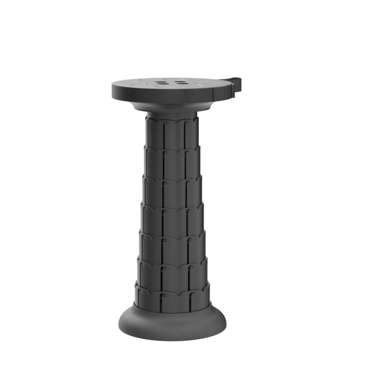 ALEVMOOM Sgabello Pieghevole Portatile, Sgabello Telescopico Regolabile In Altezza 9-52cm, Sgabello Da Campeggio Per Pesca Campeggio Escursione Trekking Interna