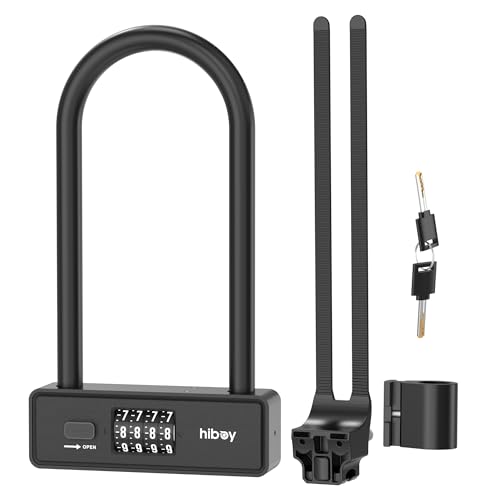 Hiboy Heavy-Duty Combination U-Lock – High-Security Bike & Scooter Lock,...