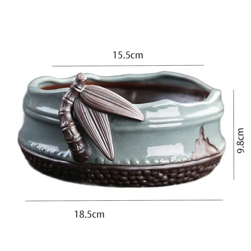Jardinière pour nénuphars pot plantes hydroponiques céramique - 3