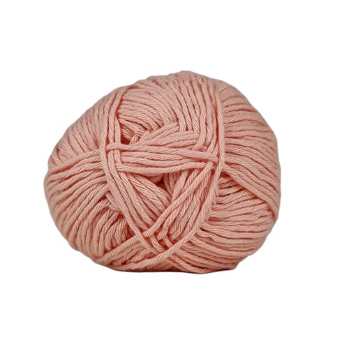 Image of Vardhman 100% Cotton Dreamz Light Weight Natural Thin Yarn | Pack-4 100g | Knitting & Crochet Projects | Soft Natural Yarn | Ideal for Garments, Summer Wear & Accessories | Light Peach , CJL036 P4