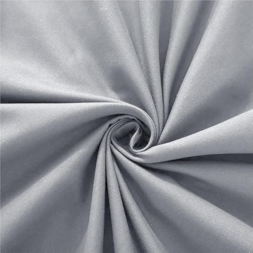 Image of Youth Pillowcase Cover 16 inchx22 inch - 100% Egyptian Cotton 500 Thread Count Toddler Pillowcase for Boys, Girls, Kids Pillow Cover for Little Sleepy Head Pillows - Smart Zipper Closure 1 Piece Silver Grey