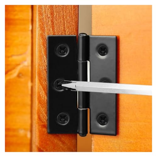 Réparation charnière meuble arrachée avec support plat inox