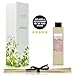 LOVSPA Sandalwood & Amber Reed Diffuser Oil Refill with Reed Sticks | Sandalwood & Amber with Notes of Bergamot, Orange, Rose & Violet with Base of Cedarwood & Vanilla, 4 ozÂ | Made in The USA