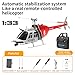 Razordon C138 206 Remote Control Helicopter with Optical Flow Positioning, 1/33 Scale 2.4G 6CH RC Aircraft Plane Drone with 6-axis Gyro & Altitude Hold & No Aileron -RTF Version