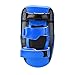 Zerodis Tae Kwon Do Kick Pads Adjustable Kickboxing Training for Boxing Athletes Boxing Target 36 * 20 * 10Cm (Black Blue)