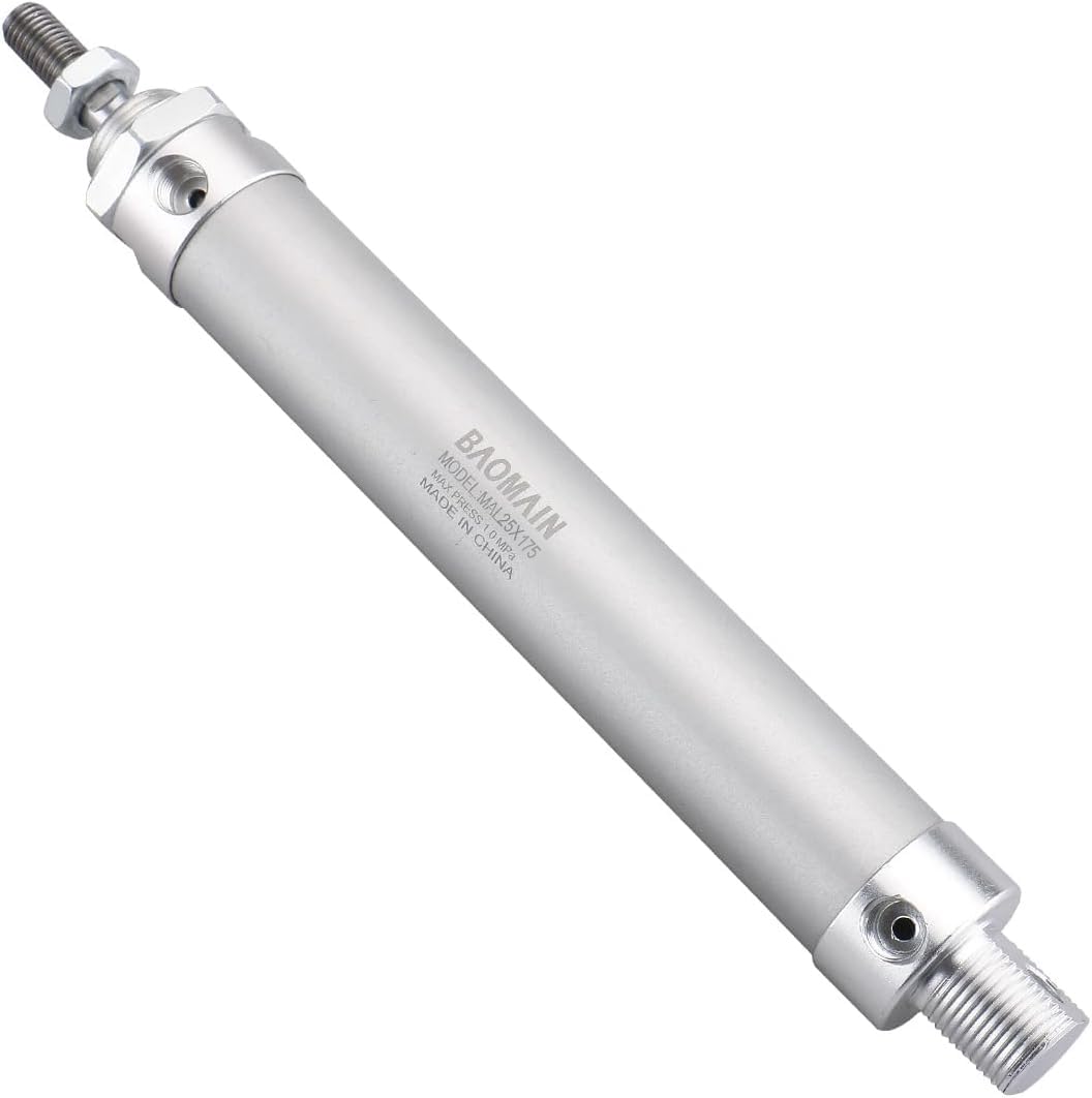 BAOMAIN Mini Pneumatic Air Cylinder 1" Bore 5" Stroke MAL 25x125 — Amazon image 29