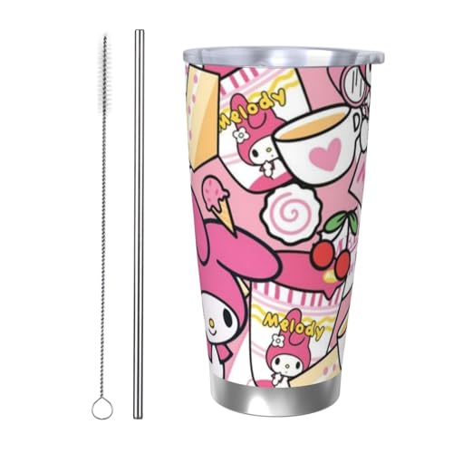 �}�C�����f�B �}�O�J�b�v �R�[�q�[�J�b�v �R���r�j�J�b�v �ۗ� �ۉ� 600ml �^���u���[ �X�e�����X�� �^��f�M�}�O �W�t�� �����^�� ���ڃh���b�v �ԗp �A�j�� �L�����N�^�[ �O�b�Y ���킢�� �v���[���g Straw Two-Piece Set