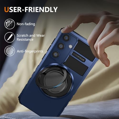 Coque antichoc Samsung Galaxy S22 Ultra avec anneau support pour visionnage vidéo - 3