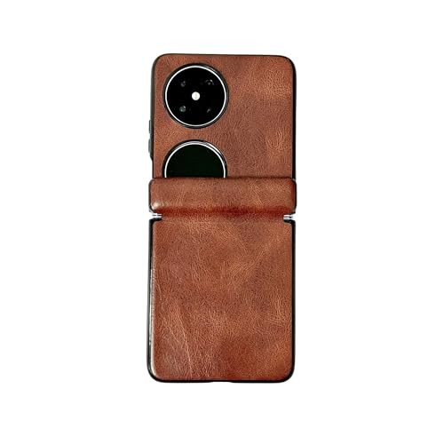 Protection de charnière magnétique pour Huawei P50 Pocket étui fin en cuir robuste
