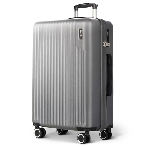 LUGG-28inch-Vacay-Suitcase-ABS-Luggage-with-TSA-Indent-Lock-Aluminium-Trolley-Handle-360-Spinner-Wheels-Water-Resistant-Durable-Material-Airline-Compatible-75-x-30-x-49cm