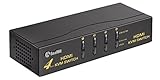Sea Wit KVM Switch HDMI,4 Port HDMI Switch with Cable Kit Supports 1080P EDID 3D and Auto Scan (4 in 1 out)
