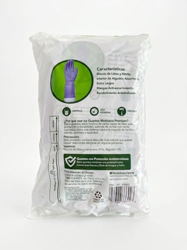 Guantes de látex para limpieza 3 Imagen adicional
