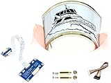 2.9inch Flexible E-Ink Display HAT for Raspberry Pi 4B/3B+/3B/2B/Zero/Zero W/Zero WH and Jetson...