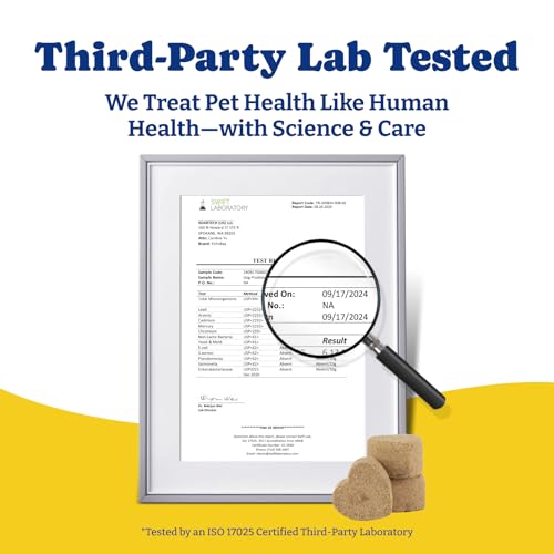 Image of Probiotics for Dogs - Dog Probiotics for Gut, Immune & Skin Health - 6 Billion CFUs, 180 Soft Chews, Salmon & Blueberry Flavor - with Prebiotics & Digestive Enzymes