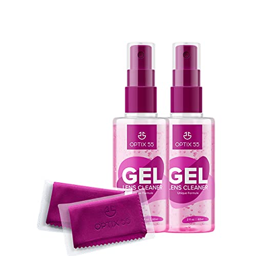 Gel Lens Cleaner Kit - (2) 2oz Eye Glasses Cleaner...