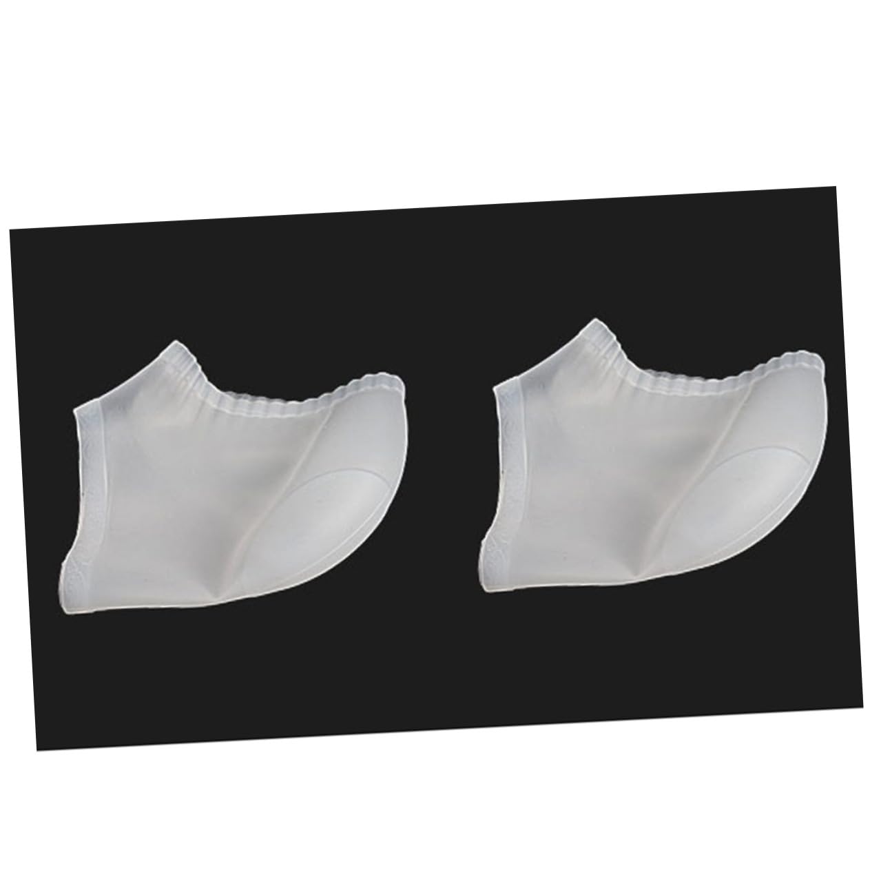 minkissy 2 Pairs Cracked Heel Sleeves Insoles for Women Moisturizing Anti-chapping Socks