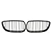Calandres Grilles de gril avant double pont noir brillant pour E92 E93 2006-2009