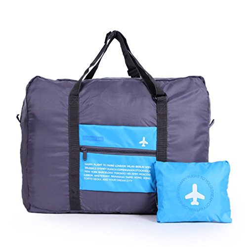 Preisvergleich Produktbild 32 L großen faltbaren Duffle Reisetasche, witery Wasserdicht Leicht Multifunktions Folding Travel Gepäck Bag / Sport Seesack / Verpackung Organizer / Sport Aufbewahrungstasche, blau (Blau) - CA3102