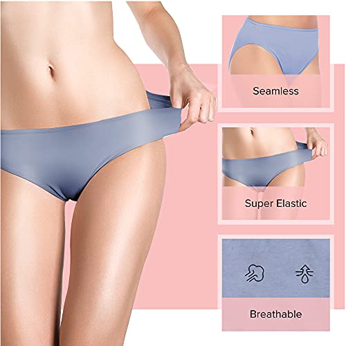 Felina Women’s Cotton Modal Hi-Cut Panties – High Waist, Comfortable Lingerie Underwear4