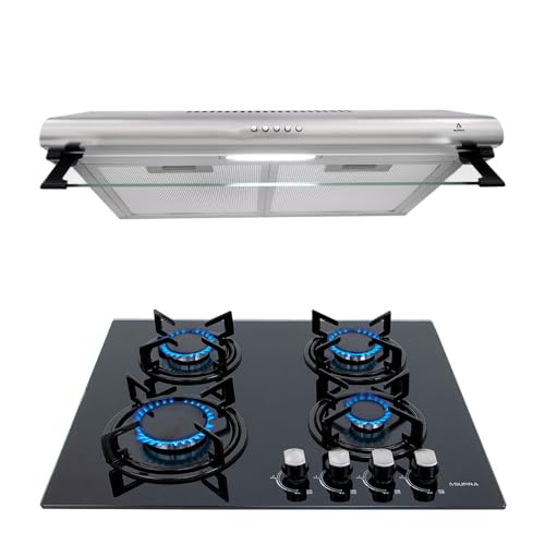 La mejor selección de Campana Supra los 10 mejores. 43 SUPRA Combo empotrable Kalas, Parrilla a gas de 4 quemadores para empotrar de 60 cm Mod. KAYSER, Campana extractora de tipo pared en acero inoxidable de 60 cm Mod. CB-60