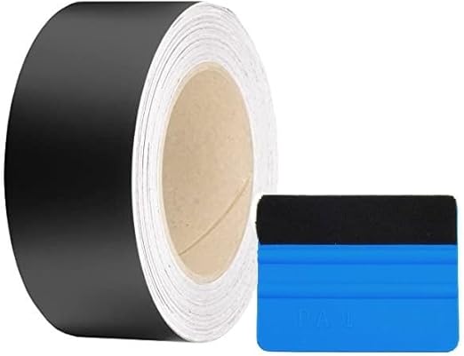 3M Black Vinyl Wrap Film Series 2080 1080 Kit for Black Gloss Out Chrome Delete Window Trim Door Trim Free Tool Kit (Matte Black, 2 Inches x 25 FT)