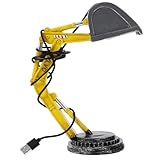 Lampe de bureau rechargeable : la lampe d'excavatrice est destinée à la , au salon, à la salle d'étude et à d'autres endroits que vous souhaitez utiliser.