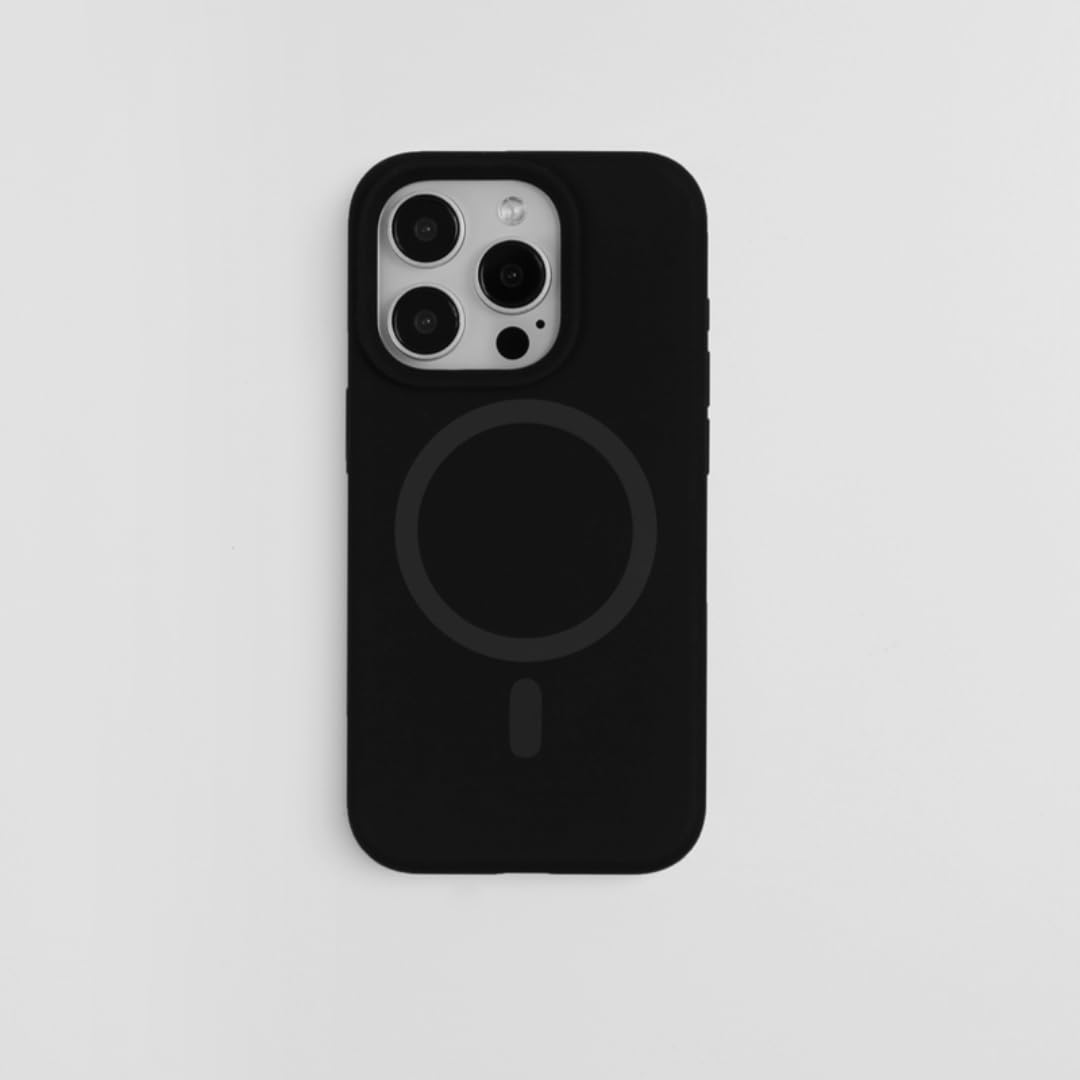 Coque iPhone 13 Pro Max noire anti-choc compatible chargeur sans fil - 8