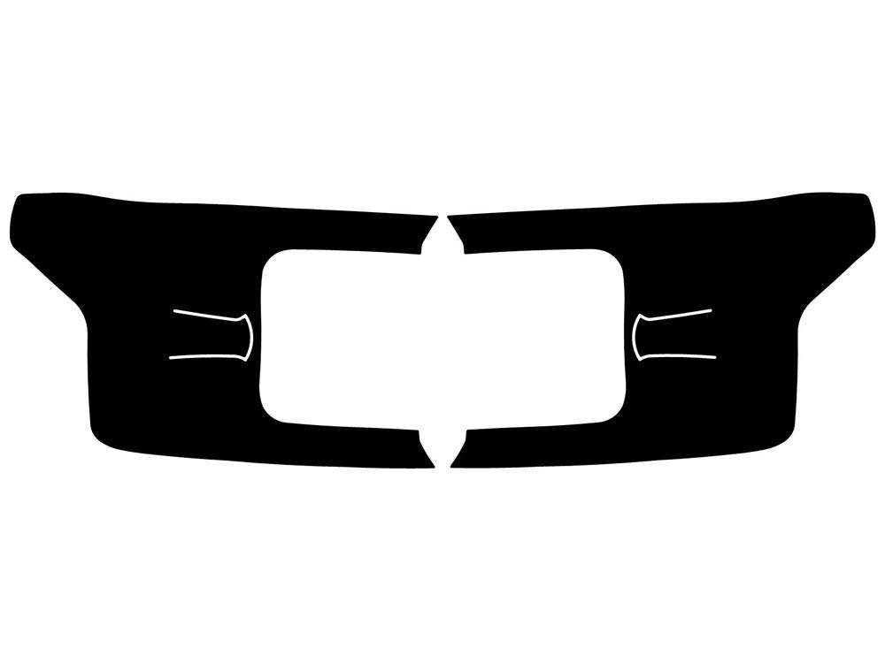 Rvinyl Headlight Tint Covers Compatible with Ford F-150 2018-2020 - Blackout Smoke