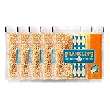 Franklin’s Gourmet Popcorn All-In-One Pre-Measured Packs - 4oz. Pack of 5 - Butter Flavored...