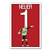 Manuel Neuer Poster - Bayern Munchen Soccer Art