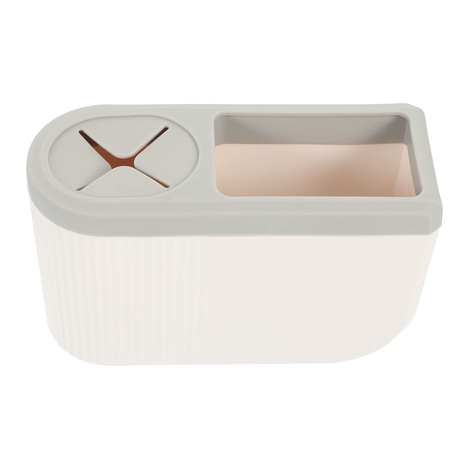 Soporte para cepillo de dientes eléctrico montado en la pared y maquinilla de afeitar, almacenamiento de cepillos de dientes eléctricos y dispensador de pasta de dientes, diseño elegante y fácil