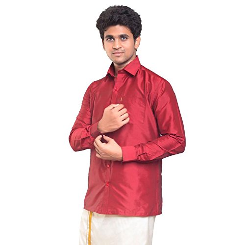 Image of THANGAMAGAN Men's Regular Fit Shirt