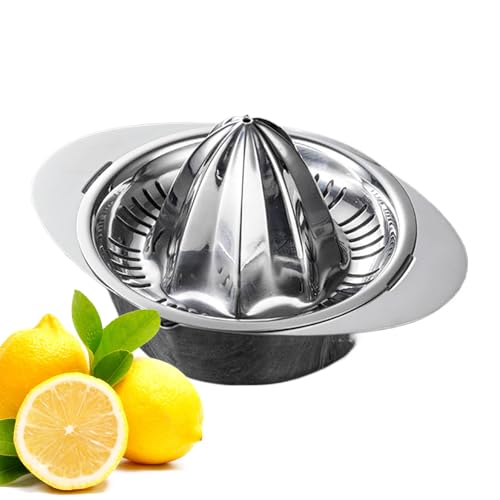 Exprimidor manual, de acero inoxidable, herramienta extractora de alta resistencia, exprimidor profesional para cocina, cítricos, naranja, fruta, tomate, verduras, uva, granada